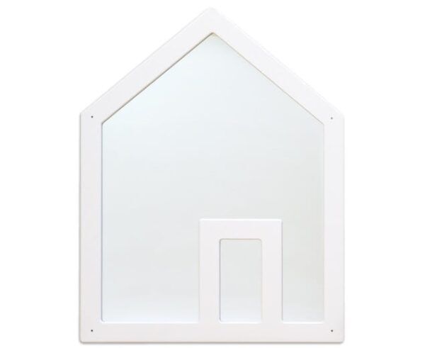 EduCasa wandspiegel huis wit – 98 x 76 cm
