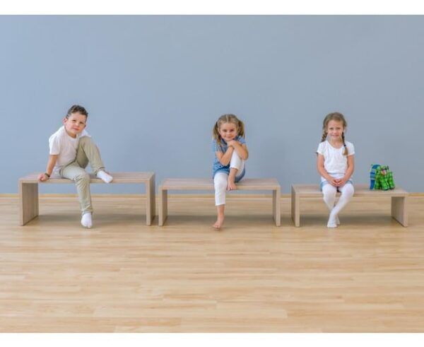 EduCasa Stapel Bankenset – 3 stuks Berken