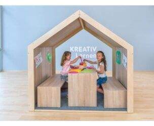 EduCasa Stapel Bankenset – 3 stuks Berken