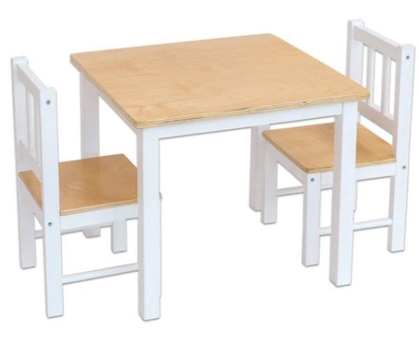 Kinder zithoek 3 delig – tafel met 2 stoeltjes foto 1