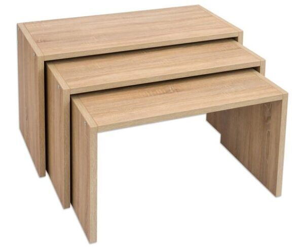 EduCasa Stapel Tafelset – 3 stuks Berken