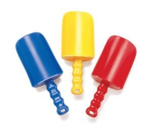 Zandbak speelgoed rond schepje 23 cm – assorti foto 2