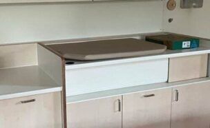 Aankleedkussen 99 x 72 x 4 cm, Kleur: Boltaflex Naturel