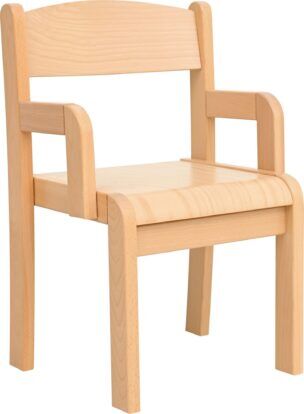 Stoel beuken zithoogte 21 cm, 1 – 2 jaar foto 2