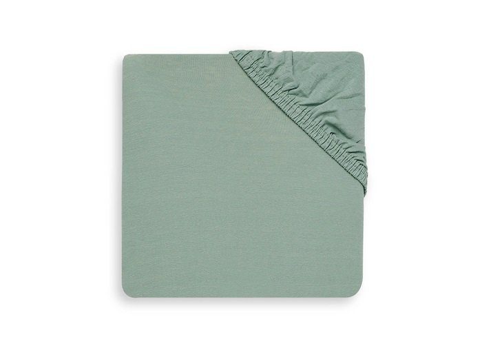 Hoeslaken Ledikant 60 x 120 cm Jersey - Ash Green