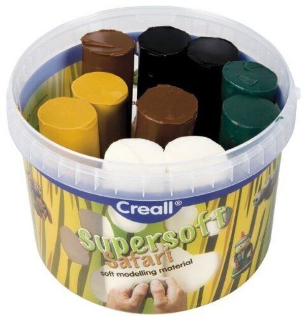 Creall supersoft klei 1750 gram Safari kleuren