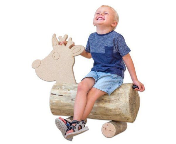 Buiten meubilair – Boomstamdier Rendier