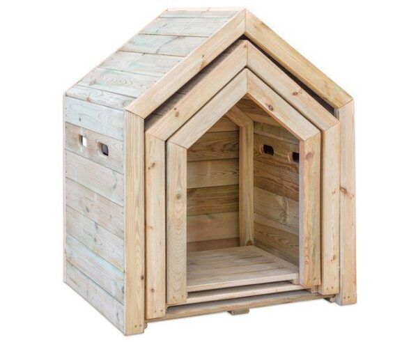 Houten speelhuisset buiten – 3 stuks