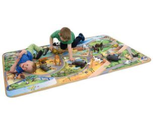 Speelkleed Dierentuin Super Soft – 130 x 180 cm foto 2