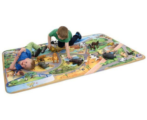 Speelkleed Dierentuin Super Soft – 130 x 180 cm