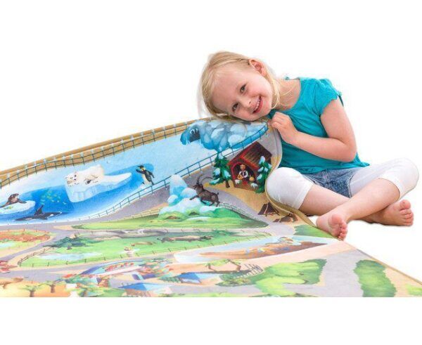 Speelkleed Dierentuin Super Soft – 130 x 180 cm