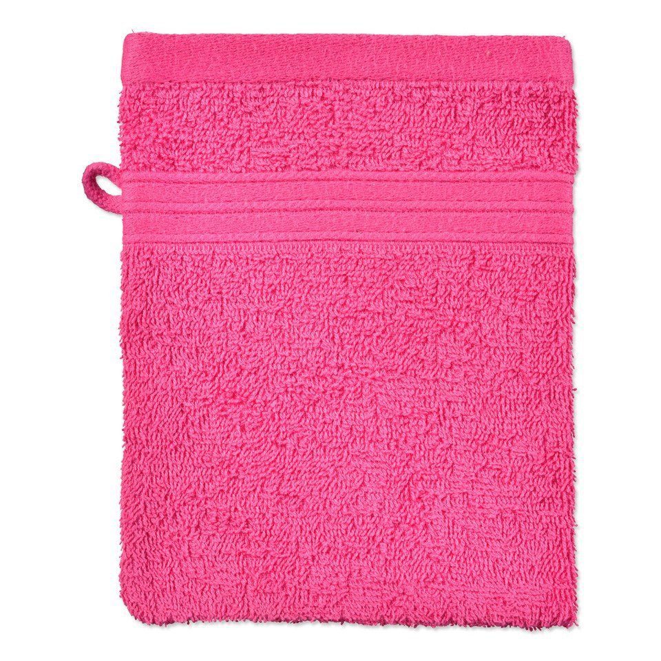 Washandje 100% katoen - Fuchsia Roze