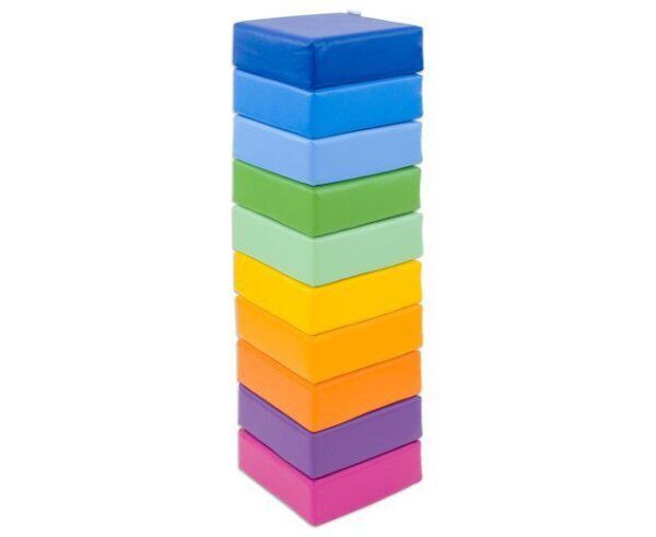 Zitkussens Regenboog Inclusief opbergrek – 10 stuks