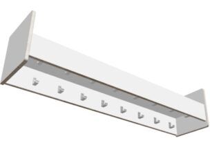 Kapstok met legplank 21 haken