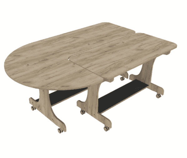 Inzettafel op maat (passend in J-tafel 180) – Grey Craft Oak