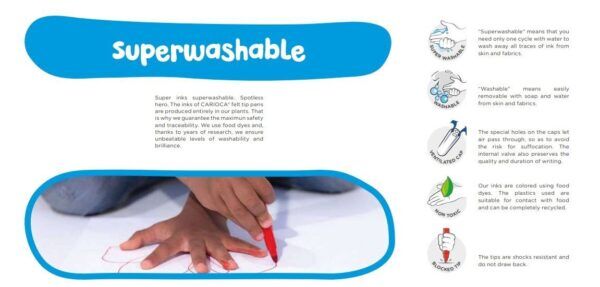 Carioca Baby Marker 2+, Schoolbox 144 stuks