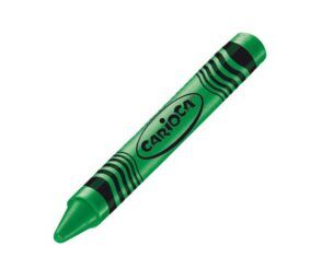 Carioca dunne waskrijtjes met levendige kleuren – 100 stuks foto 2