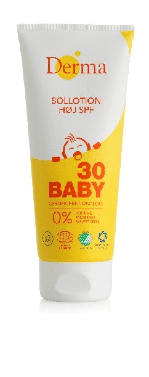 Derma Eco Baby Zonnelotion Hoge Bescherming SPF30 foto 1