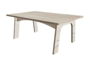 Keukenhof peutertafel breed 120 x 80 x 48 cm – Kleur