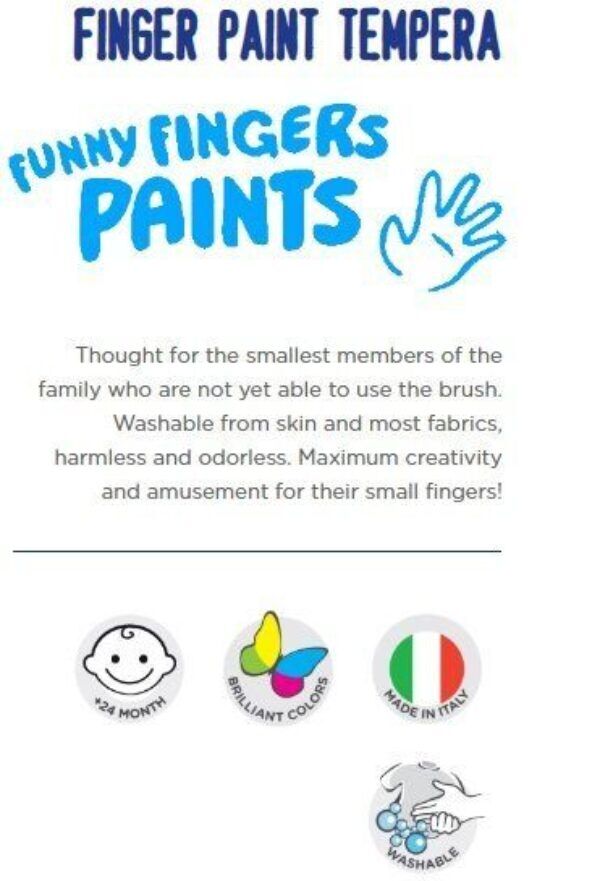 Carioca Baby Vingerverf 6 x 80 ml