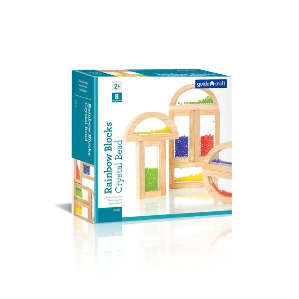 Guidecraft Regenboog Blokken – kristallen kralen