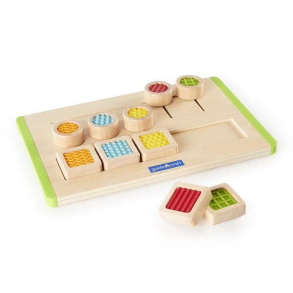 Guidecraft Tactile Matching Houten Puzzel