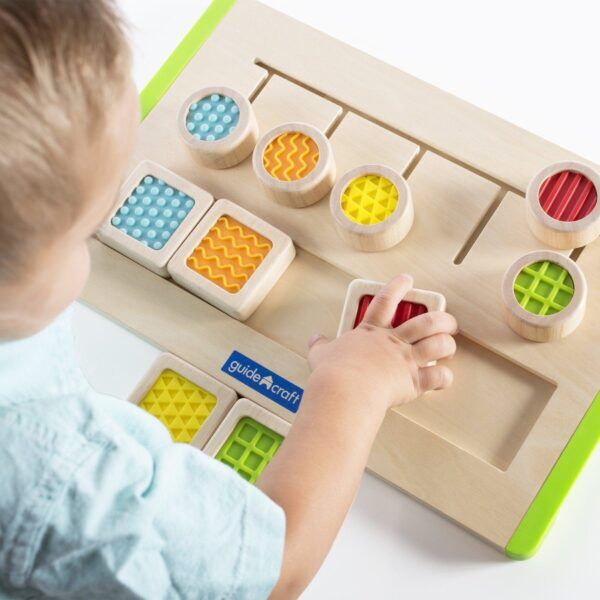 Guidecraft Tactile Matching Houten Puzzel
