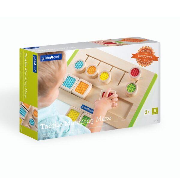 Guidecraft Tactile Matching Houten Puzzel