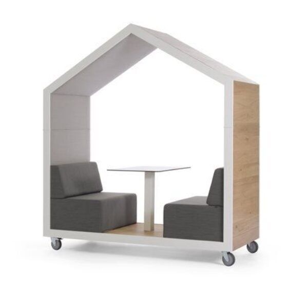 Casa Tree verrijdbaar huis met 2 zitelementen – Eiken panelen