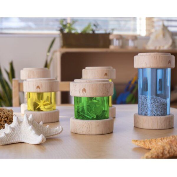 Guidecraft Natuurlijke Schatbuizen Primaire kleuren