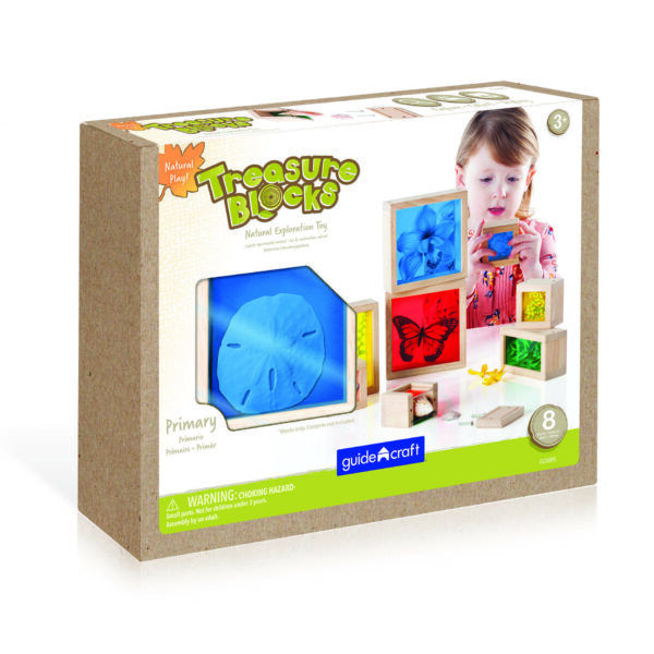 Guidecraft Schatblokken – Primaire kleuren