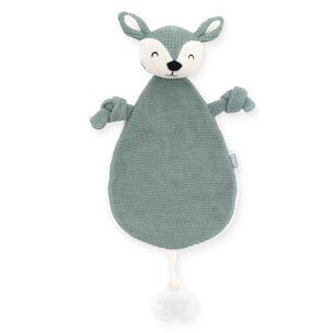 Jollein Knuffeldoekje Deer ash green – Speendoekje groen