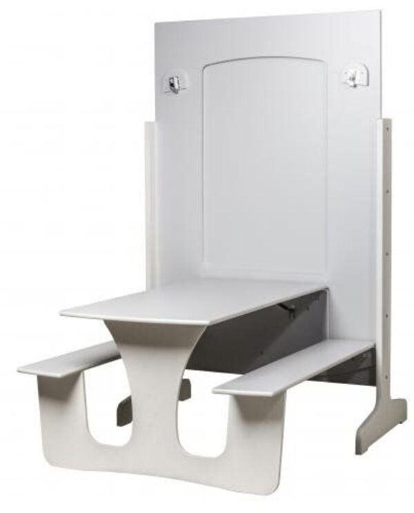 Dubbele wandtafel opklapbaar (6 – 10 jaar)