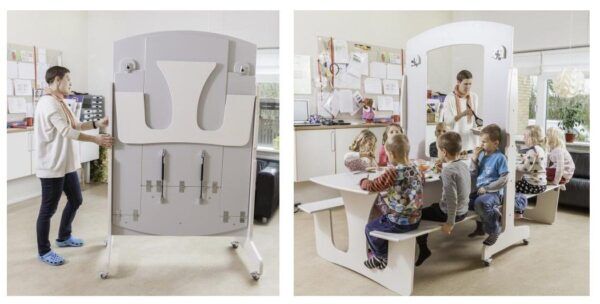 Dubbele wandtafel opklapbaar (6 – 10 jaar)