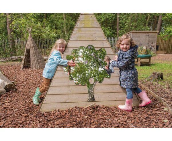 Wandelementen 3 Bomen spiegels voor binnen en buiten