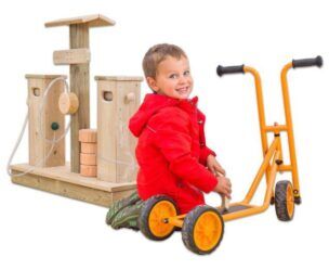 Houten tankstation foto 2