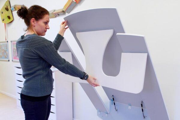 Opklapbare Wandtafelset standaard (3 – 6 jaar)