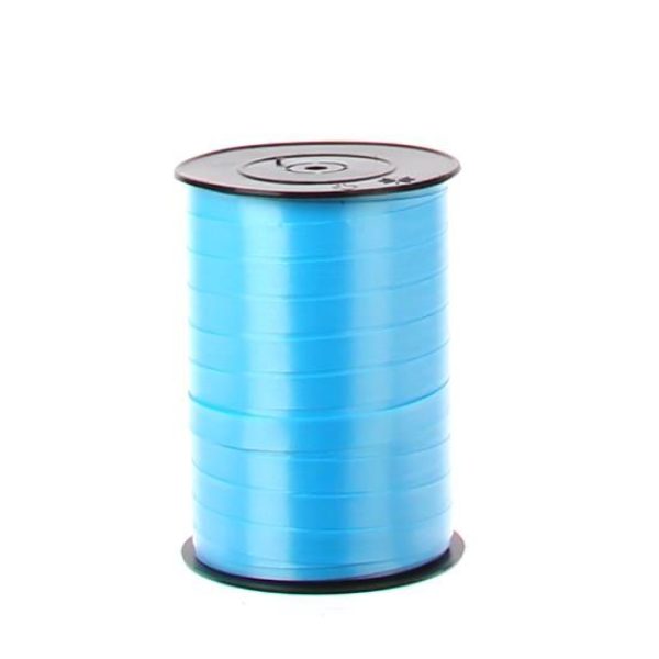 Cadeaulint – Krullint Lichtblauw 10 mm x 250 meter foto 1