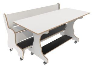 Hoogzit Ergocombi Enkel 155 cm – Wit