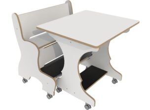 Hoogzit Ergocombi Enkel 80 cm – Wit