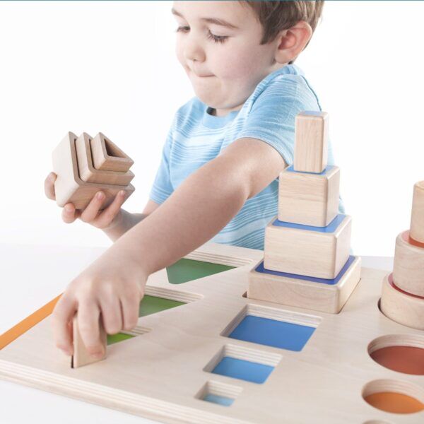 Guidecraft Nestel en Stapelvormen