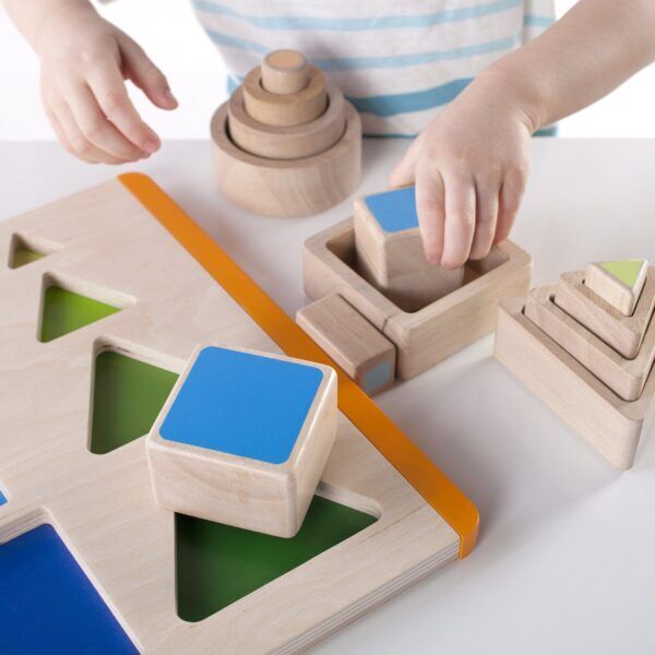 Guidecraft Nestel en Stapelvormen