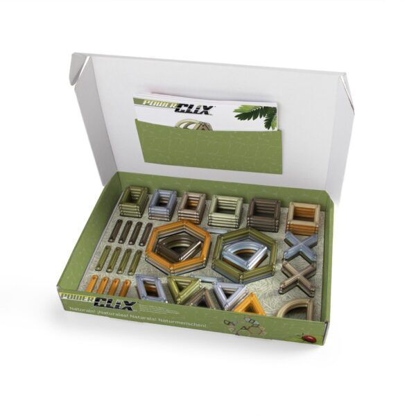 Guidecraft PowerClix® Frames Natuurlijk – Set 74 stuks