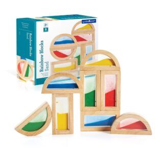 Guidecraft Regenboog Blokken – Zand