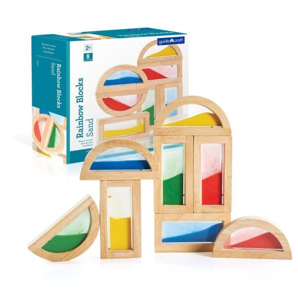 Guidecraft Regenboog Blokken – Zand