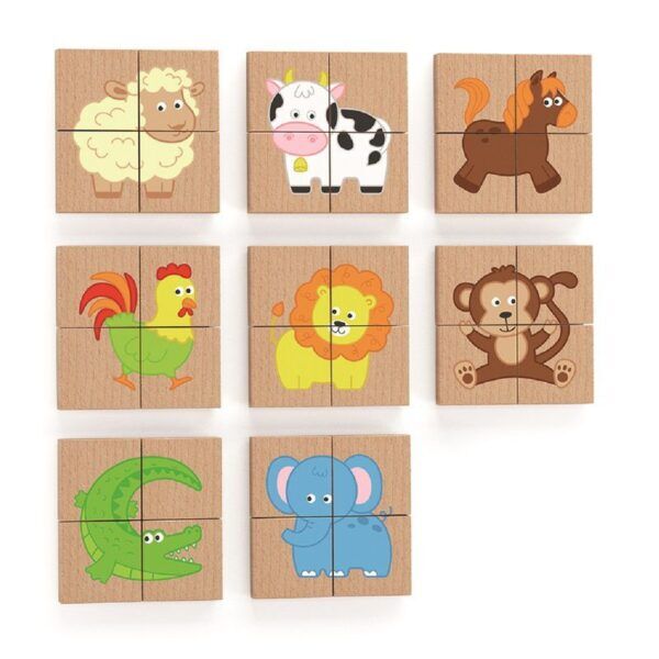 Magneetpuzzel Dieren – 32-delig