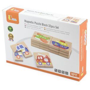 Magneetpuzzel Voertuigen – 32-delig