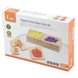 Magneetpuzzel Fruit – 32-delig