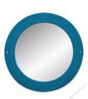 EduCasa ronde wandspiegel maat S – Petrol