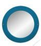 blauwe wandspiegel